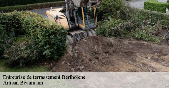 Entreprise de terrassement  bertholene-12310 Artisan Beaumann