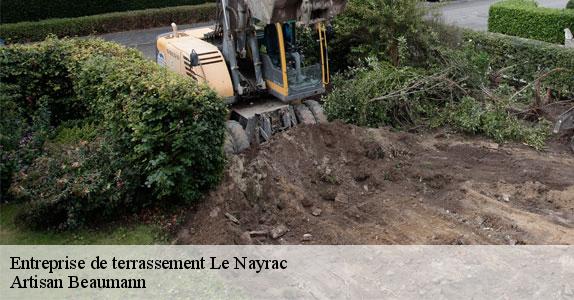 Entreprise de terrassement  le-nayrac-12190 Artisan Beaumann