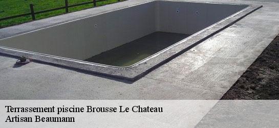 Terrassement piscine  12480