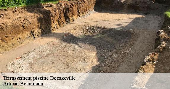 Terrassement piscine  decazeville-12300 Artisan Beaumann