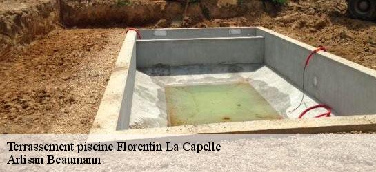 Terrassement piscine  12140