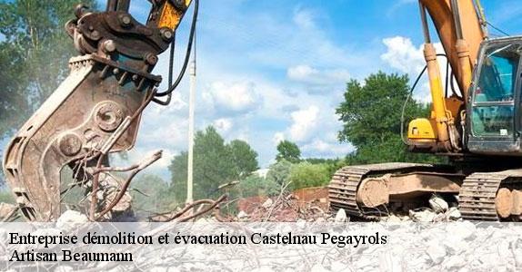 Entreprise démolition et évacuation  castelnau-pegayrols-12620 Artisan Beaumann