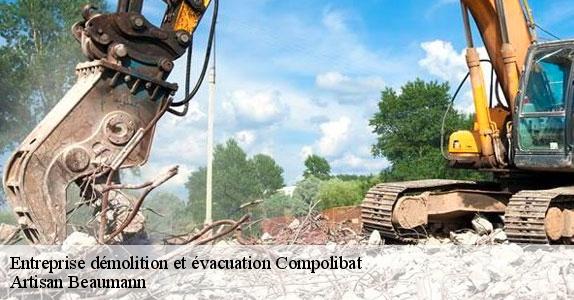 Entreprise démolition et évacuation  compolibat-12350 Artisan Beaumann