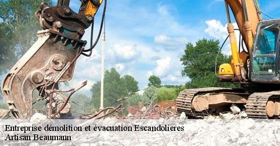 Entreprise démolition et évacuation  escandolieres-12390 Artisan Beaumann