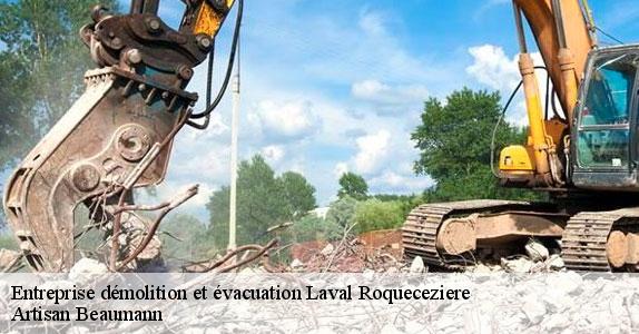 Entreprise démolition et évacuation  laval-roqueceziere-12380 Artisan Beaumann